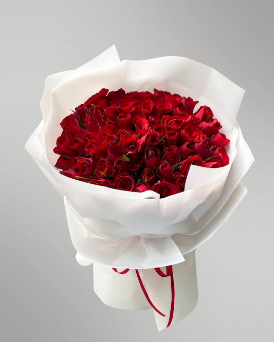 Berry Ganache ( 72 Red Roses )