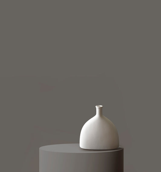 White Ceramic Vase